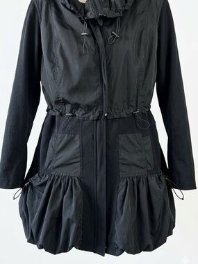 Raffinalla Lagenlook-style Utility Jacket with Bubble Hem